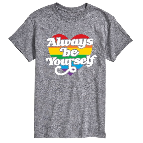 Instant Message - Always Be Yourself Short Sleeve Graphic T-Shirt