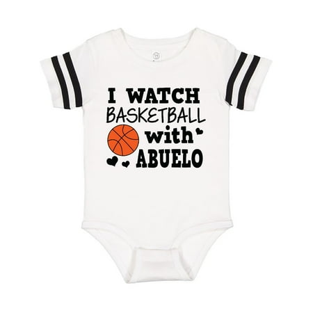 

Inktastic I Watch Basketball with Abuelo Gift Baby Boy Bodysuit