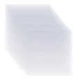thumbnail image 2 of 40 Piezas Hojas de Plantilla de Tereftalato de Polietileno Transparentes Hojas de Material de Plantilla En Blanco, 2 of 9