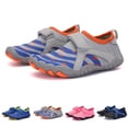 thumbnail image 3 of WEIGFI Toddler Kids Boys Girls Water Shoes Five Toe Barefoot Wide Toe Quick-Dry Beach Shoes Bright Color Lightweight Outdoor Swim Pool Sneakers Camping Daily Lovely Footwear,Grey,8-8.5 Years, 3 of 9
