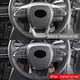 thumbnail image 4 of RHD Car Interior Steering Wheel Cover Trim Sticker Kits for Voxy Noah 90 Series 2022 2023+ABS Carbon Fiber, 4 of 5