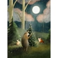 thumbnail image 2 of Straatsma, Leah 15x18 White Modern Wood Framed Museum Art Print Titled - And to All A Good Night, 2 of 4
