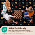 thumbnail image 4 of Design&I 2'x3' Ultra Soft Door Mat, Record Music Mosaic Repeating Disc Grooved Circle Vinyl Retro Playful Expressive None Fluffy Washable Easy Care Indoor rug for Bedside Entryway, 4 of 7
