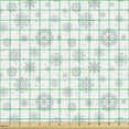 thumbnail image 2 of Winter Sofa Upholstery Fabric by the Yard, Pattern Ornate Snowflake Motifs and Dots Retro Christmas Inspired Repetitive, Decorative Fabric for DIY and Home Accents, Grey White by Ambesonne, 2 of 5