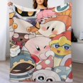 thumbnail image 4 of Manta Star Kirby de tela de superficie vertical súper suave de varios tamaños, acogedora y cálida, adecuada para cama, sofá, campamento, viajes, para todas las estaciones, liviana y compacta de 40 x, 4 of 8