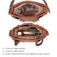 thumbnail image 5 of Bandolera Dasein Top de piel suave con cinturón para mujer, 5 of 6