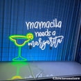 thumbnail image 3 of Glowneon Mamacita Needs a Margarita Neon Sign, Margarita Led Sign, Bar Neon Sign, Bar Wall Decor, 3 of 4