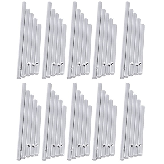 Wind Chime Supplies Windchime Tube Replacement Aluminum Tubes for Chimes Kit 50 PCS
