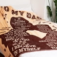 thumbnail image 3 of LHSHID Birthday Gifts for Sasquatch Lovers Blanket Flannel Soft and Comfortable Anti static Bed Sofa Blanket 30x40in, 3 of 5