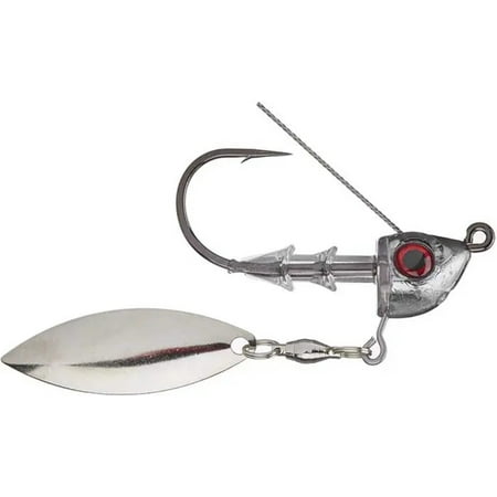 Jewel Gem Spin 1/4 Oz Silver Flash Minnow