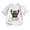 White, variant on Girls Crew Neck Printed Short Sleeve T-shirt for Back to School,Comfortable Casual Kids Tops,Matches Pants and Skirts