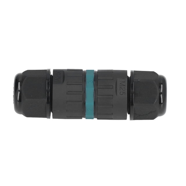 IP68 Waterproof Connector, Non Cracks 5 Core Waterproof Connectors Brass Contacts Dustproof Strong Tensile Force Conductivity For 10-14mm Wire Range