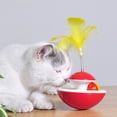 thumbnail image 1 of Rolling Cat Toys w/ Bell Exerciser Ball Pet Toy for Exercising Chasing - Red, 1 of 9