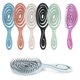 thumbnail image 2 of New Elastic Massage Comb Wet and Dry Hollow Out Soft Pins Styling Comb Hairdressing Hair Brush Anti-static Salon Styling Tools, 2 of 4