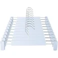 thumbnail image 1 of Perchas para pantalones, soportes para faldas que ahorran espacio con ganchos giratorios de 360°, clips ajustables, perchas para pantalones, perchas para ropa, abrigos, prendas de vestir, pantalones, 1 of 7