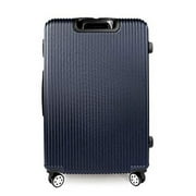 K-Cliffs 3pcs Luggage Set Expandable Hard Sided Travel Suitcases Lightweight ABS Spinner Navy Blue