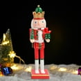 thumbnail image 6 of 15inch Wooden Nutcracker Soldier Christmas Nutcracker Soldier for Home Xmas Gift Style B, 6 of 8