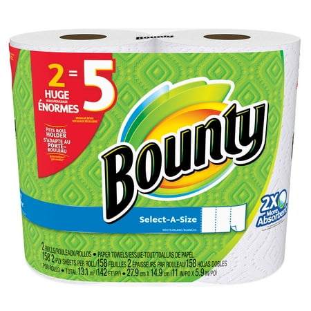 Bounty 2 = 5 family rolls