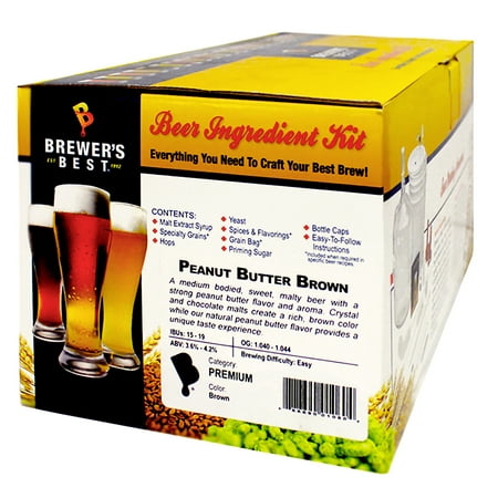 Brewer's Best Home Brew Beer Ingredient Kit - 5 Gallon (Peanut Butter
