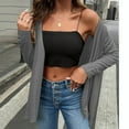 thumbnail image 5 of Cardigans for Women Solid Color Long Sleeve Soft Open Front Elegant Long Kimono Cardigan,Womens Fall Winter Comfortable Lightweight Thin Coats Casual Loose Jackets Tops Size S-XXL, 5 of 7