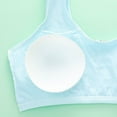 thumbnail image 4 of Ketyyh-chn99 Bras for Girls Training Bra Stretch Cotton Crop Bralette for Teen Girls Blue,L, 4 of 5