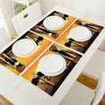 thumbnail image 4 of 4/6pcs Set Table Mats African Woman Giraffe Printed Table Napkin Kitchen Accessories Home Party rative Placemats, 4 of 7