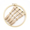 thumbnail image 1 of Conjunto de soporte de bordado de madera portátil ajustable Afortunado Sencillez, 1 of 1