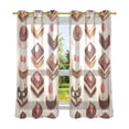 thumbnail image 6 of Yayeee Window Curtains Light Filtering 63"x42" Grommet Panel Pair Home Living Room Decor, Cute Chocolate Cakes, 6 of 7