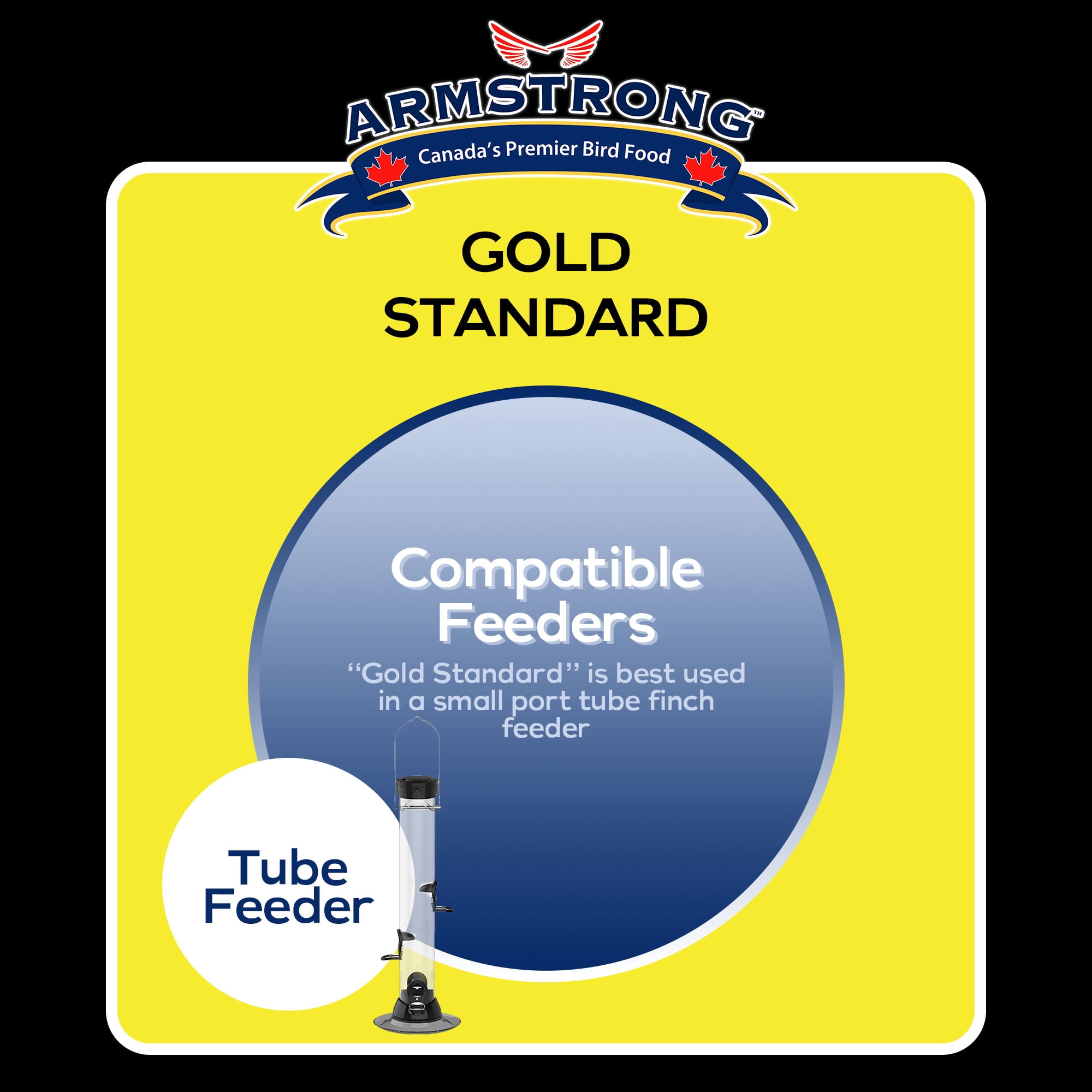 Armstrong Wild Bird Food Royal Jubilee Gold Standard Bird Seed Blend, 5lbs