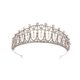 thumbnail image 1 of Corona de novia con perlas y diamantes de imitación, tocado de estilo europeo, aros para el pelo, tocado de boda para mujer y novia, 1 of 7
