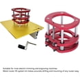 thumbnail image 2 of Aluminium Router Table Insert Plate, Metal Router System DIY Router Table for Woodworking Benches Router Plate Wood Tools Milling Trimming Machine with Rings (bcuade), 2 of 9
