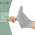 thumbnail image 3 of Women's Ankle Low Cut Socks Bamboo Lightweight Flat Seam Athletic Sock, 6 Pack Ladies Running Thin Sock (Gray, US Size 8-11), 3 of 5