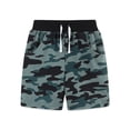 thumbnail image 2 of Coerni Kid Boys Summer Camouflage Shorts Knitted Cotton Drawstring Shorts Sports Casual Five Pants Comfort Clothes, 2 of 5