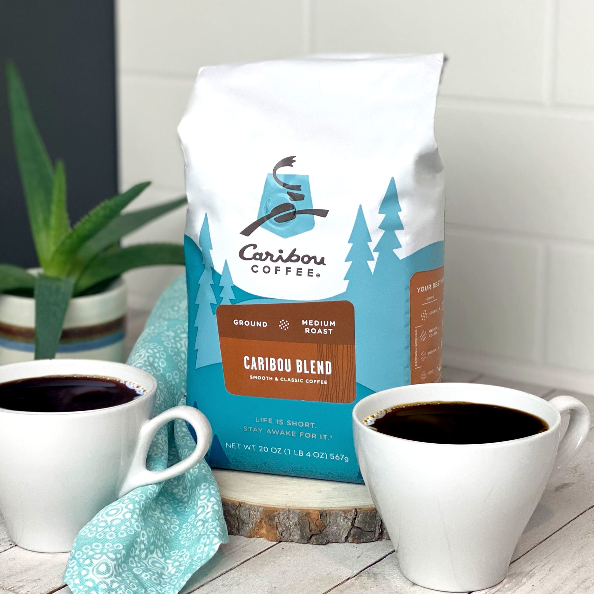 Caribou Coffee Caribou Blend Ground Coffee, Premium Medium Roast, 100% Arabica, 20 oz - image 2 of 6
