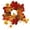 D, variant on HHJZPR Artificial Pumpkin Fall Candle Ring Wreath, 9.84 Inch Autumn Mini Wreath for Candle Holder Thanksgiving Harvest Table Centerpiece Decor