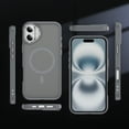 thumbnail image 5 of Allytechgroup iPhone 16 Plus Case Magnetic, Compatible with Magsafe Matte Back Cover Military Grade Shockproof Anti-Scratch Slim Fit Phone Case Cover for Apple iPhone 16 Plus, Gray, 5 of 9