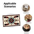 thumbnail image 5 of Joocar Tribal Feather Pattern Table Mats Set Of 4 For Home Kitchen Table Decor 12x18 inch, 5 of 5