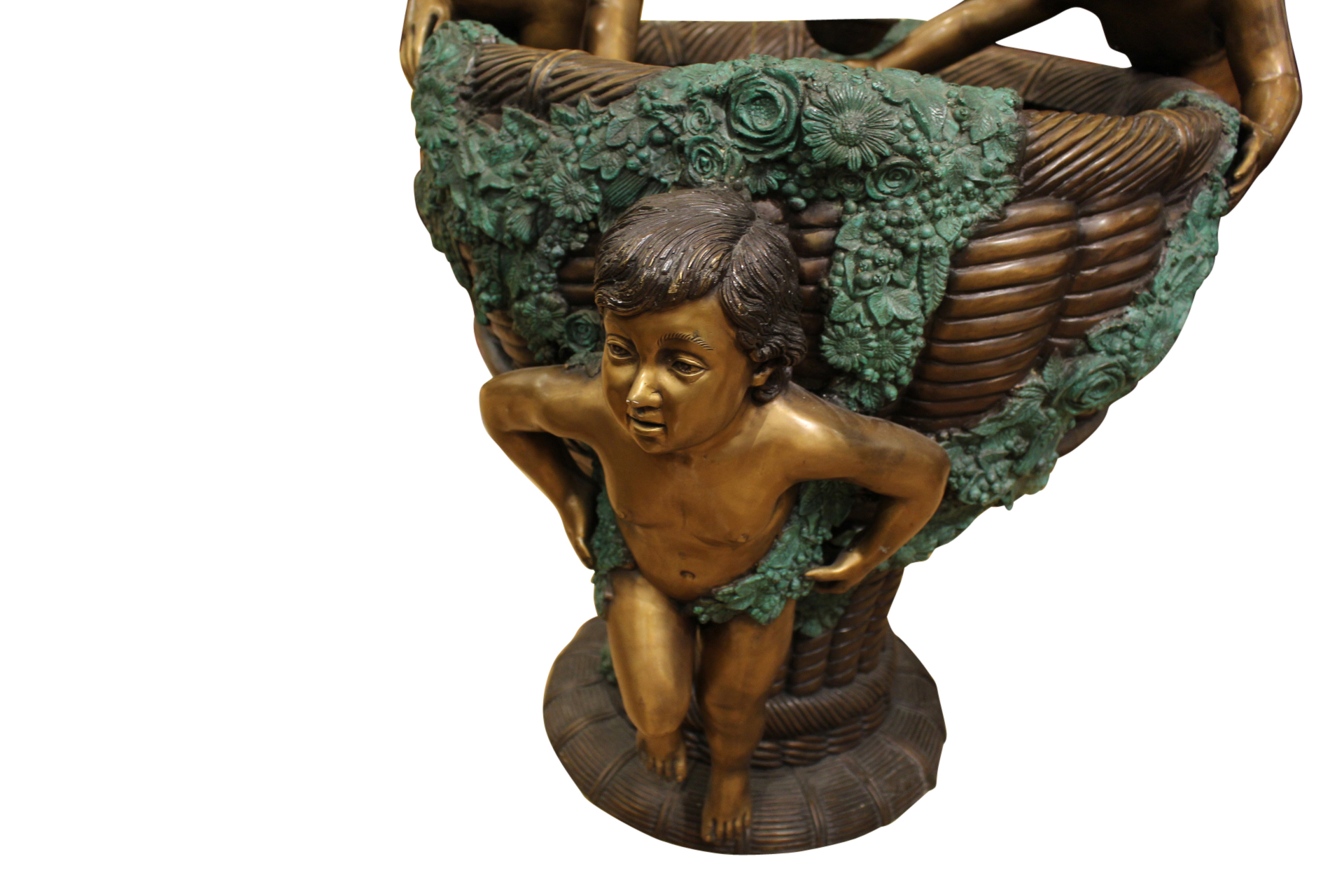 Kids Playing in Fountain Bronze Statue -  Size: 38&quot;L x 32&quot;W x 45&quot;H. - image 3 of 14