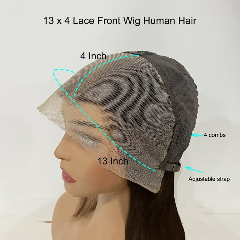 Jessica Hair Highlight Color HD Transparent Lace Body Wave Lace Front Wigs Human Hair 13x4 Lace Front Wigs Glueless Wigs for Black Women Pre Plucked with Baby Hair 14 Inch with 4 27