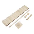 thumbnail image 1 of Escalera de Madera en Miniatura para Casa de Muñecas a Escala 1:12, Accesorios para Casa de Muñecas, Dioramas, Modelo de Peldaño de Escalera Sin Barandilla derecha, 1 of 8