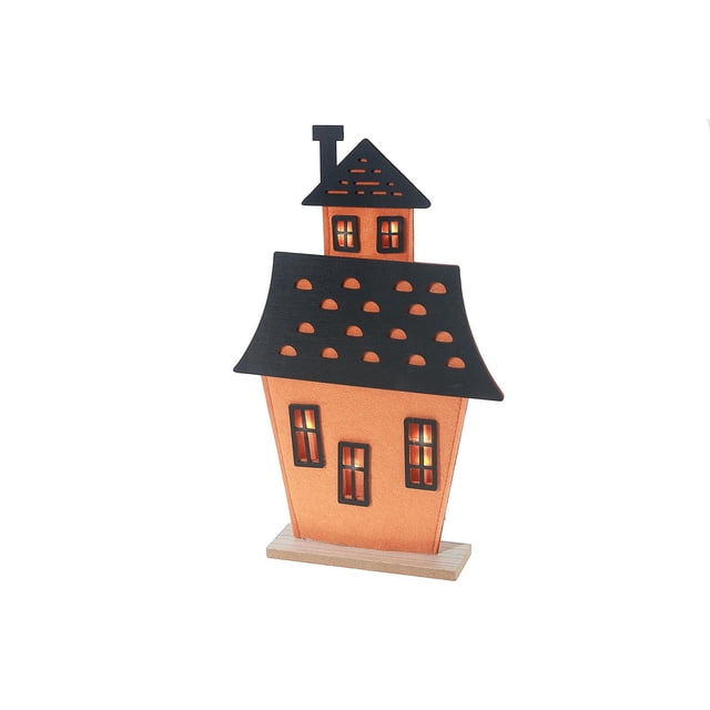 Ghost And Haunted Felt House Decor Large