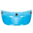 thumbnail image 1 of ikayaa Universal 3 Snap-Button Visor Flip Up Wind Shield for Open Face Motorcycle Helmet, 1 of 7