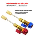 thumbnail image 2 of Automotive Air Conditioning Refrigerant Retention High Low Pressure Tool For Easy Access A/C Systems, Valve Core Replacement Without Discharging System, Stainless Steel, 2 of 7