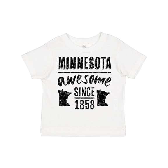 Inktastic Minnesota Awesome Since 1858 Boys or Girls Toddler T-Shirt