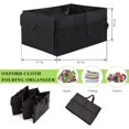 thumbnail image 2 of Car Trunk Organizer, Collapsible Multi-Compartment Auto Trunk Cargo Storage Box with Pockets, Large Capacity Waterproof Premium Oxford Organizer for Car Truck SUV, 2 of 6