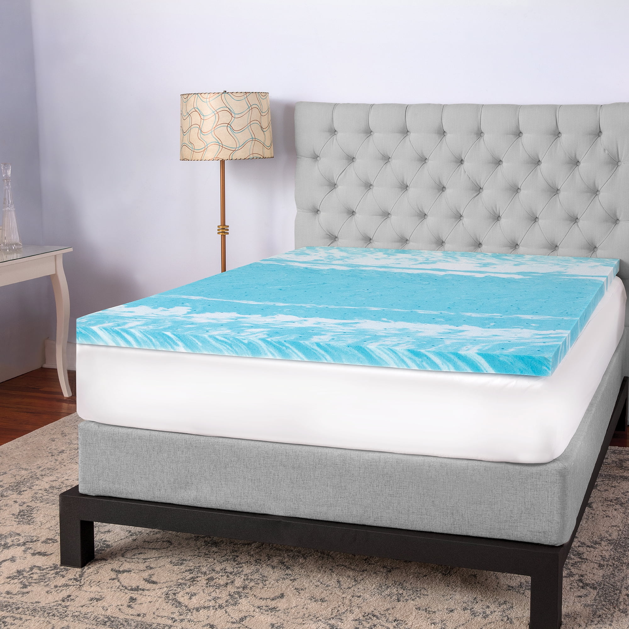 Novaform ComfortGrande 3” Gel Memory Foam Mattress Topper