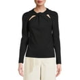 thumbnail image 2 of The Get Women's Cut Out Long Sleeve Top, 2 of 7