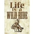 thumbnail image 2 of Wargo, Ed 15x18 Black Ornate Wood Framed with Double Matting Museum Art Print Titled - Life is a Wild Ride, 2 of 4