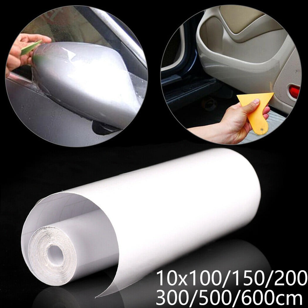 Vinyl Tape Waterproof 100-600CM 10cm Car Clear Frame Protection Tape 1PCS 