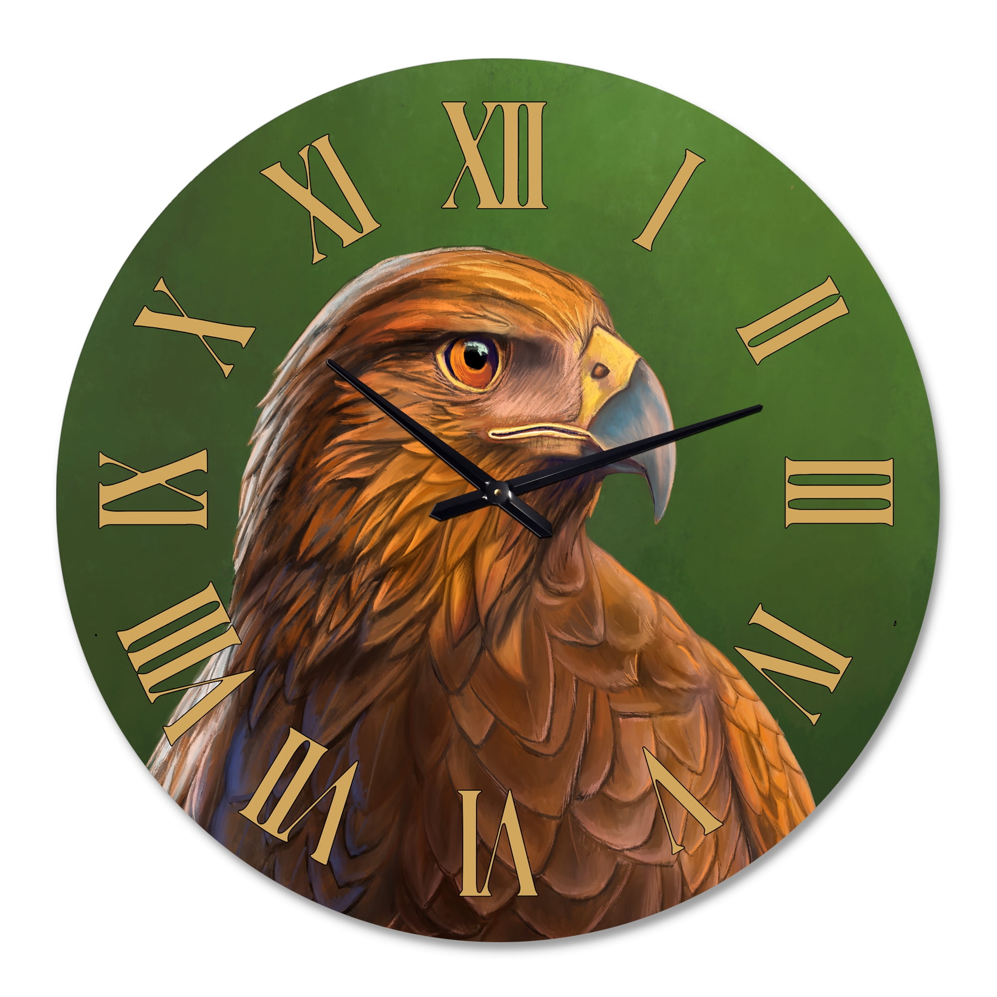 Designart 1 in Quartz Traditional Wall Clock